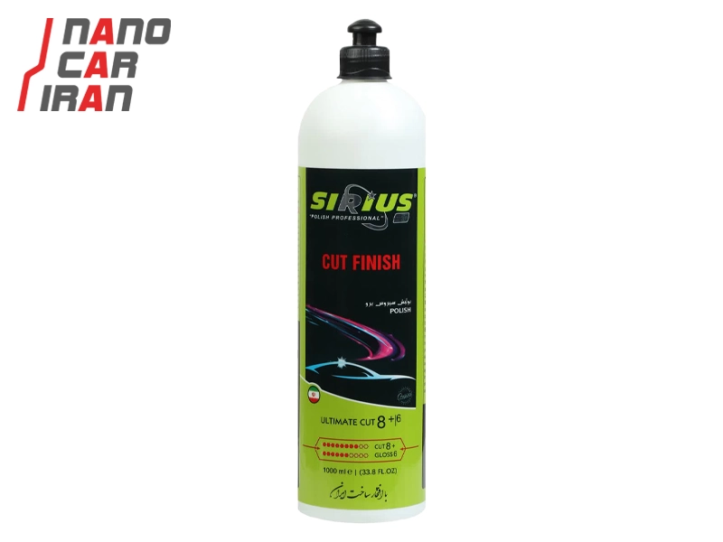 پولیش متوسط یک لیتری سیریوس مدل CUT Finish SIRIUS CUT Finish Medium Cut Polish 1L